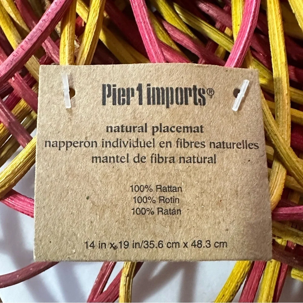 Pier 1 wooden placemats